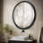 Wall Mounted Accent Wood Bead Mirror Home Decoration-484745555