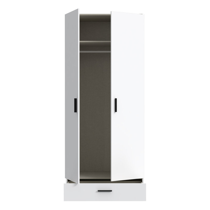 Tariah 2 Door Manufactured Wood Wardrobe