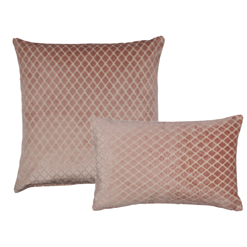 Ensemble de 2 coussins décoratifs en polyester Arline