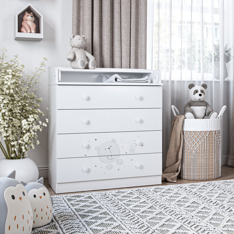 Changing dresser 800 Design line, Teddy White