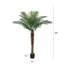 Palmier de canne doré artificiel Adcock en pot, plante artificielle pour la décoration intérieure-341800145-390423801