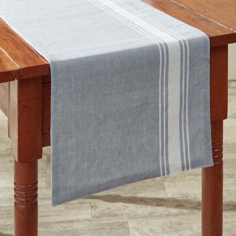 Leshara Runner Striped Backed Table Runner, 36" L x 13" W
