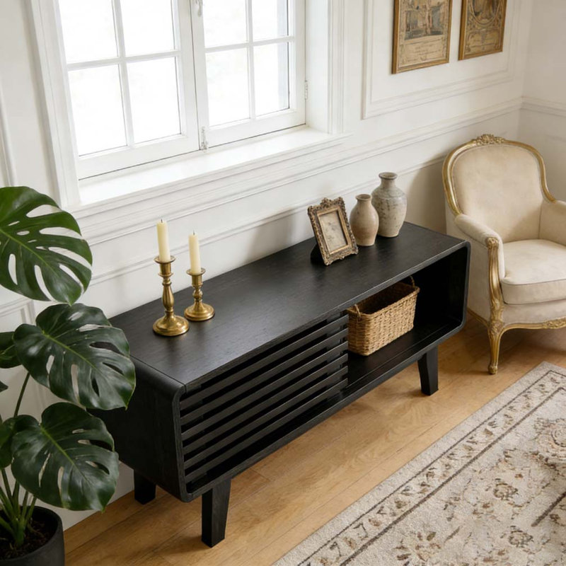 TV Stand for TV Up to 59 Inch, Black