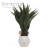 2 - Piece Artificial Agave Plant in Planter Set-950875469