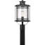 Tête de lanterne câblée à 1 lumière noire H 19,5 po Amiree Mystic