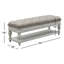 Colchester Chenille Upholstered Storage Bench