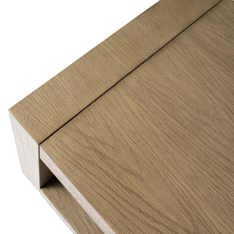 Maven Lane Artemis Contemporary Wooden Side Table, Refined Grey