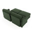 Deux places ergonomiques et confortables en tissu d'ameublement en chenille, avec coussins lombaires, éponge à haute résilience pour se détendre à la maison, bois de qualité 1, 2, éponge design, chambres faciles à installer,-409147063-409147069-409147067
