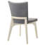 Chaise d'appoint rembourrée, ensemble de 2