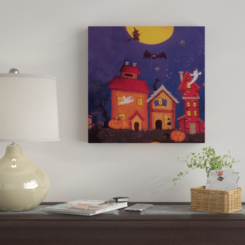« orange boitier », art sur toile, H 18 po x l 18 po x P 2 po