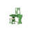 Ahn Modern Bedroom Vanity , Apple Hue, Stool, Particle Board, Rustic Pine W Color, 3 Mirror, Pine,-121115151