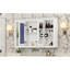 Armoire à miroir de salle de bain 47 po avec rangement, tablette réglable et tablettes ouvertes, armoire à pharmacie murale pour salle de bain, chambre à coucher, meuble-lavabo-361407274