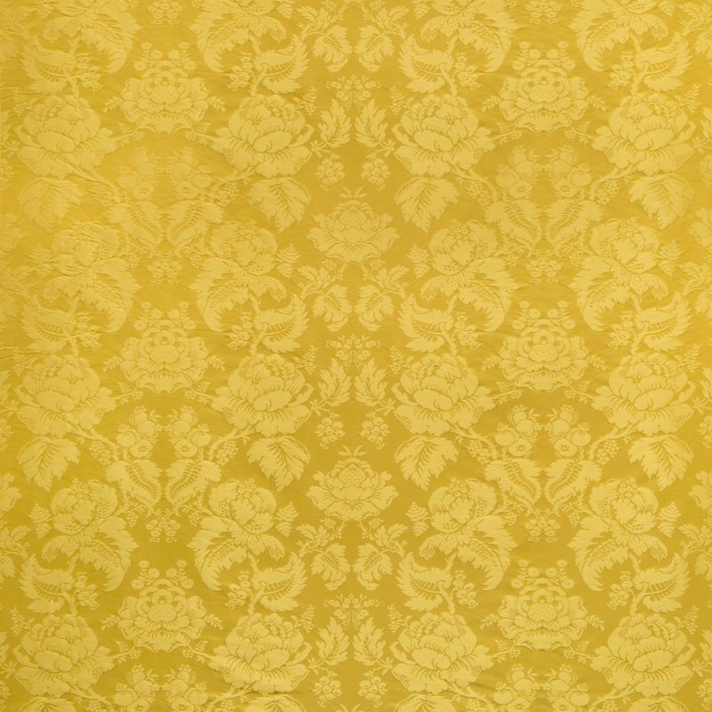Moulins Silk Fabric, Canary