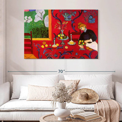 Harmonie Leisha en rouge