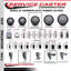 Ensemble de roulettes extensibles en caoutchouc et en caoutchouc thermoplastique 2 freins SCC PLB 4 po x 1-5 / 8 po