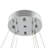 23.62'' Dimmable Tiered Chandelier
