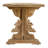 Reclaimed Pine Wood Table with Trussel-603492961