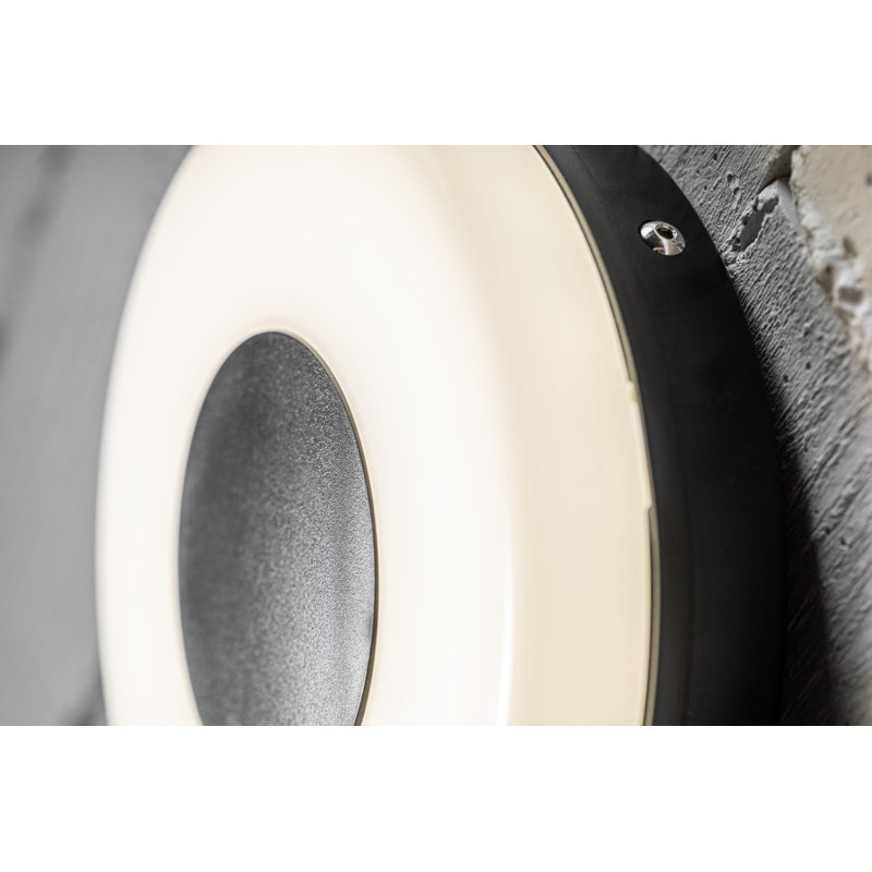 Sixtine Black Integrated LED Outdoor Flush Mount