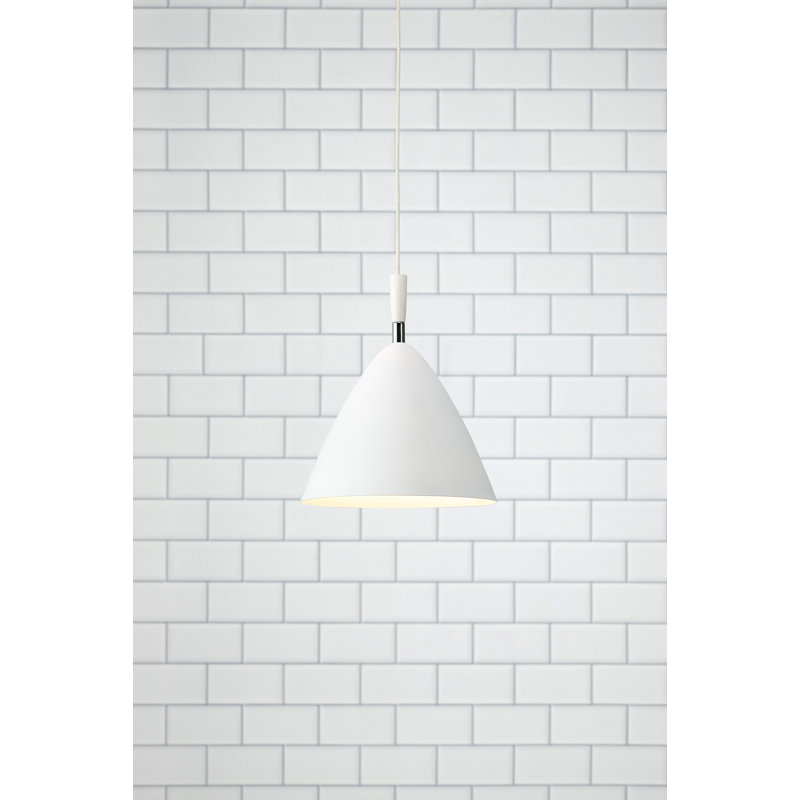 Manalapan 1 - Light Single Pendant, White/Chrome