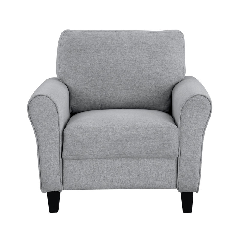 Meuble de salon transitionnel moderne 1pc, Gris foncé