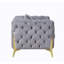 Causeuse Modern Canapé Jelanea avec 2 coussins en velours