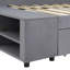 Lit plateforme tapissier en forme de L avec rangement et tiroirs-1789440093