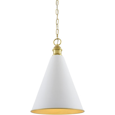 Lockbourne 1 - Light Brass Pendant