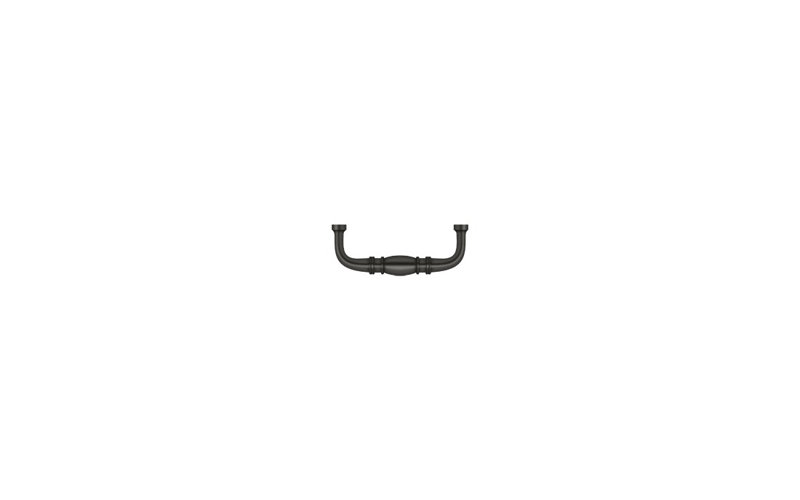 Colonial 1 Center to Center Bar Pull, Oil-Rubber Bronze