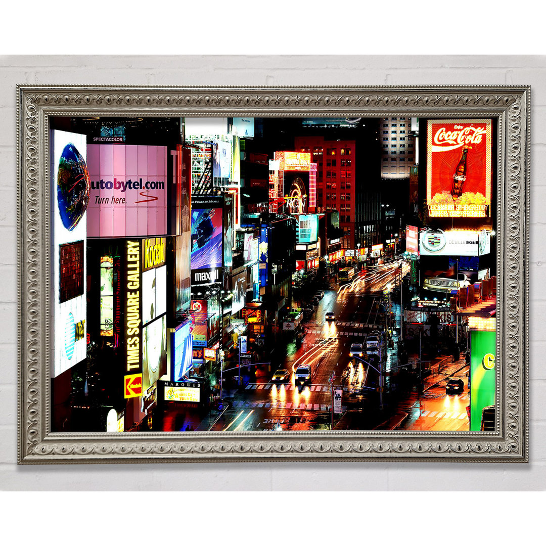 New York City Times Square Lights - Einzelne Bilderrahmen Kunstdrucke