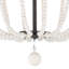 Lustre en acier à intensité variable 4 lumières l 16 po Chrisha-2101356903