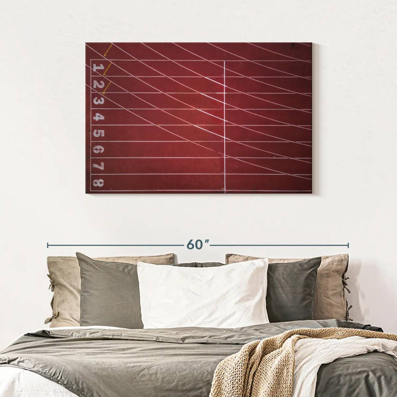 Sireci Empty Track And Field, 30" H x 45" W