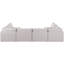 Canapé modulaire de coin symétrique de 160 po de largeur Tupman-1238136473