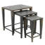 Table d'appoint en osier / rotin