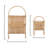 Woven Rattan Wall Hooks