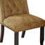 Chaise parsons rembourrée touffeté beige Karekin