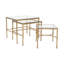 Bonnifait Antique Gold Nesting Tables