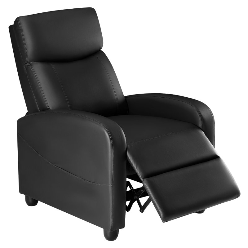Nailea 25.2" Wide Standard Recliner, Black