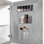 Johnone Plastic Compartment Makeup Organiser