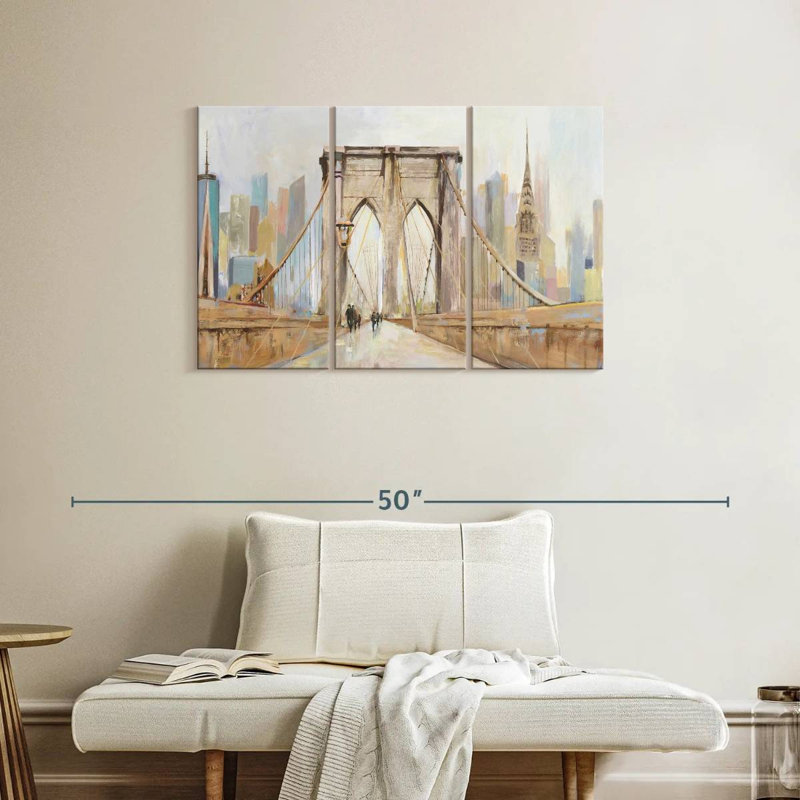 Lilie The Brooklyn Bridge Walkway, 24" H x 38" W