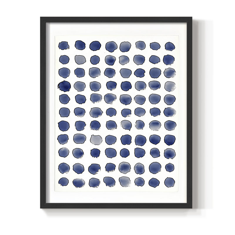 «Abstract CCV», reproduction encadrée - prête à être suspendue - fabriquée aux États-Unis, H 10 po x l 8 po, Noir