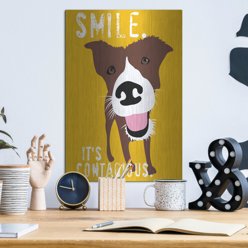 «Smile» par Ginger Oliphant, H 16 po x l 12 po