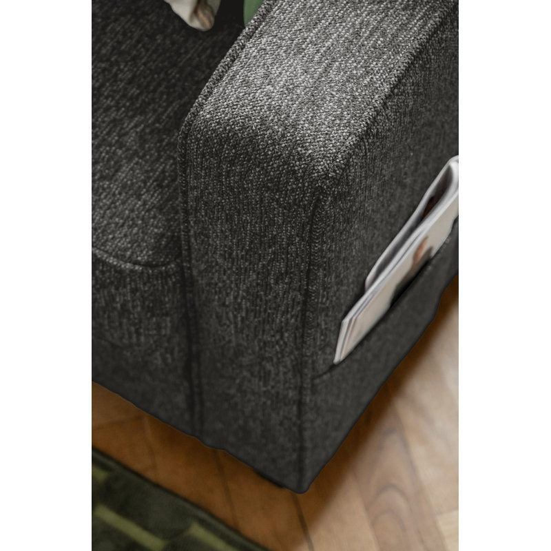 Molly Corner Sofa Bed, Dark Grey, Right Hand Facing