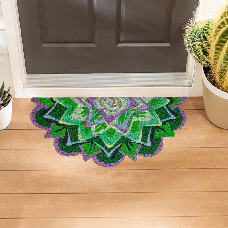 Tapis en forme de plante grasse