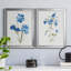 «Blue Blossom Botanical I», ensemble de 2 peintures sur toiles-596050427-596050431