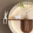 Light Coffee Wall Art – Double-disc 3d Sculpture With Greenery/glass Vase/rabbit Statue, Remote-controlled For Living Room/bedroom/hallway