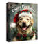 «Happy Pawlidays», reproduction sur toile