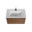 Meuble-lavabo simple 32 po avec plateau en céramique Gennep-1179760613