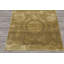 Tapis vert tibétain en laine et soie noué à la main vert 2 pi 11 po x 11 pi 10 po