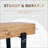 Versatile And Sturdy 59" Dining Bench For Various Settings