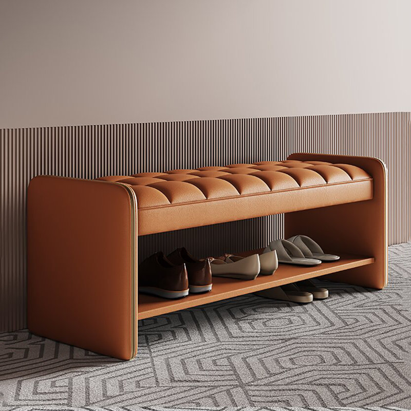 39.4 Simple And Practical Shoe Changing Stool, Orange